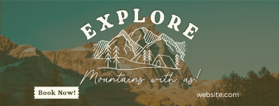 Explore Mountains Facebook cover Image Preview