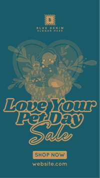 Rustic Love Your Pet Day Instagram Reel Image Preview