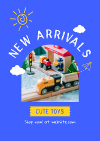 Cute Toys Poster Design
