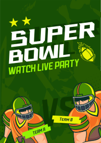 Football Game Night Poster Image Preview