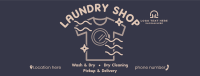 Line Work Laundry Facebook cover Image Preview