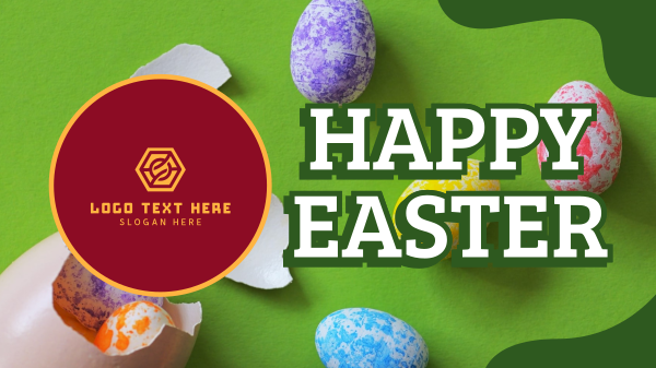 Happy Easter Hunt Facebook Event Cover Design Image Preview
