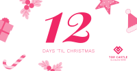 Cute Christmas Countdown Facebook Ad Design