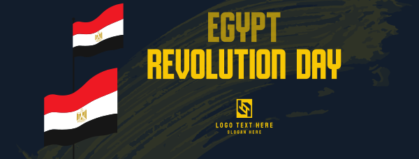 Egyptian Flag Facebook Cover Design Image Preview