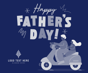 Quirky Father's Day Facebook post Image Preview