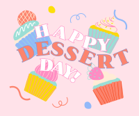 It's Dessert Day, Right? Facebook Post Design