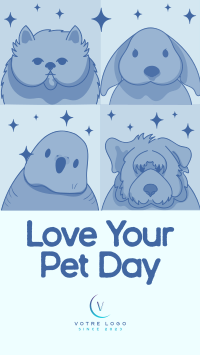 Modern Love Your Pet Day Instagram Story Design