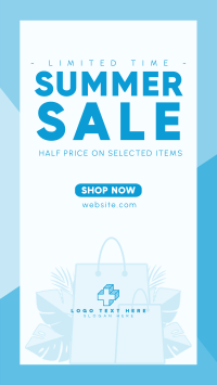 Summer Shopping Facebook story Image Preview