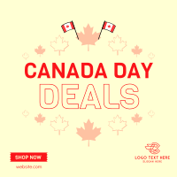 Canada Day Deals Instagram Post Design