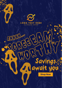 Scream Worthy Discount Poster Image Preview