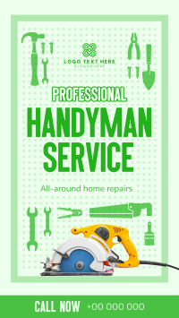 Professional Handyman Services Instagram Reel Design