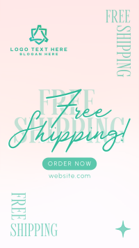 Dainty and Simple Shipping Instagram Story Design