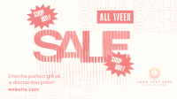 Playful All Week Sale Facebook event cover Image Preview