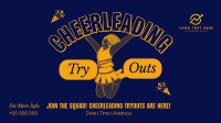 Cheerleading Tryouts Announcement Animation Design