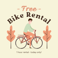 Free Bike Rental Instagram post Image Preview