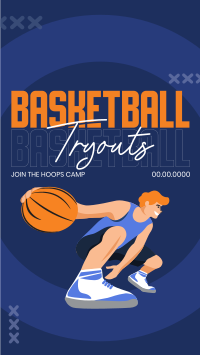 Basketball Tryouts Instagram story Image Preview