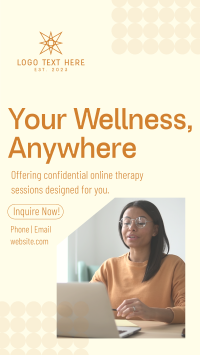 Wellness Online Therapy Instagram reel Image Preview