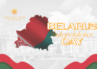 Belarus Independence Day Postcard Image Preview