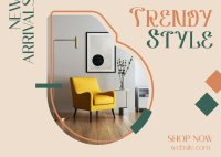 Trendy Style Postcard Preview