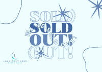 Just Sold Out Postcard Design