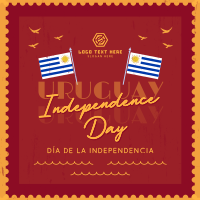 Uruguay Independence Day Instagram Post Design