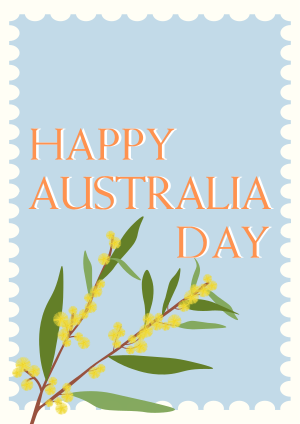 Golden Wattle Stamp Flyer Image Preview