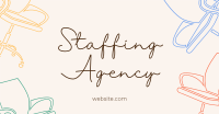 Chair Patterns Staffing Agency Facebook Ad Design