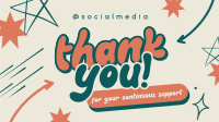 Quirky Thank you Animation Design