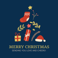 Christmas Tree Instagram Post Design