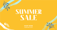 Tropical Summer Sale Facebook Ad Design