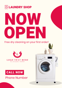 Laundry Shop Opening Flyer Preview