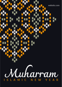 Blessed Muharram  Flyer Design