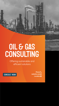 Oil and Gas Business Instagram story Image Preview