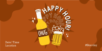 Happy Hour Drinks Twitter post Image Preview