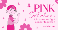 Pink October Facebook Ad Design