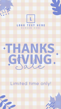 Thanksgivings Checker Pattern TikTok video Image Preview