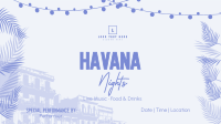 Havana Nights Facebook event cover Image Preview