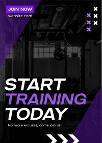 Train Your Body Now Flyer Design