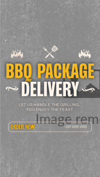 Barbecue Package Delivery Instagram Story Design