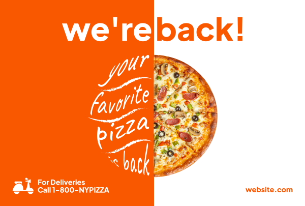 New York Pizza Chain Pinterest Cover Design Image Preview