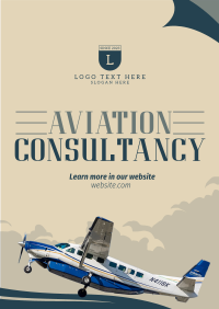 Aviation Pilot Consultancy Poster Design
