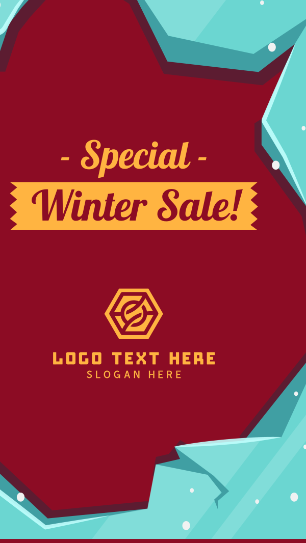 Winter Sale Facebook Story Design Image Preview