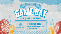 Retro Grunge Sports Bar Animation Preview