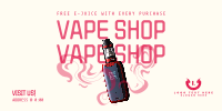 Vape Night Promo Twitter post Image Preview