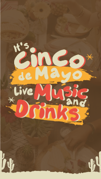 Cinco De Mayo Party Facebook Story Design