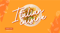 Taste Of Italy Facebook Event Cover Design