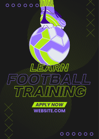 Kick Start to Football Poster Design