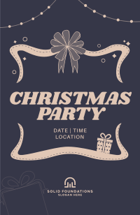 Christmas Party Celebration Invitation Design