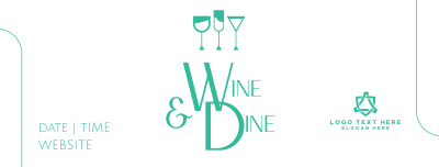 Wine and Dine Night Facebook cover Image Preview