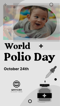 Polio Vaccination Facebook Story Design